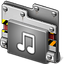 Folder Music Icon 64x64 png